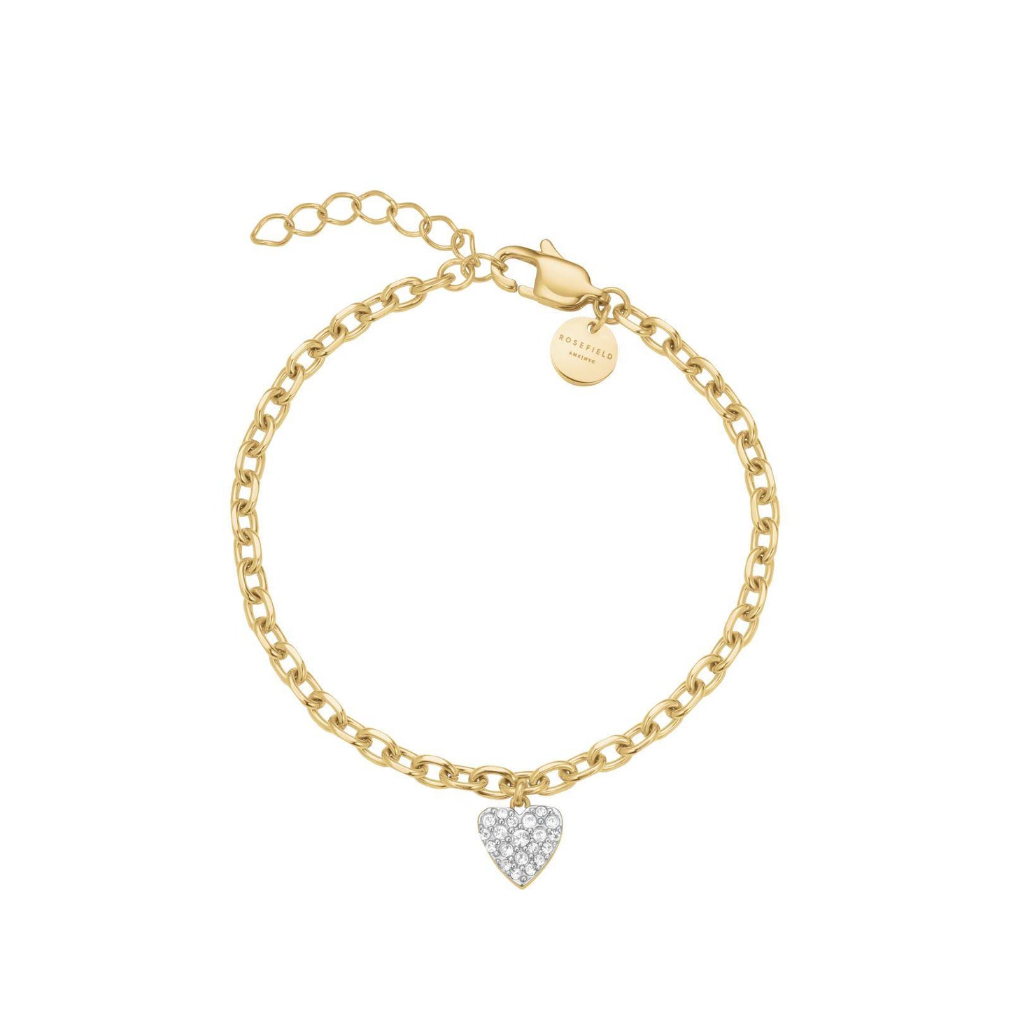 ROSEFIELD Damen Armband Chunky Heart Gold