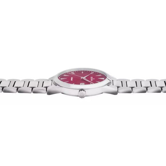 GROVANA Uhr Belleville Steel Steel Red Index 41mm Herren 1767,1136