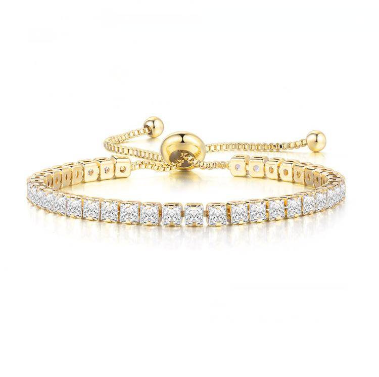 AMORETTO MILANO Armband Zirkonia Gold