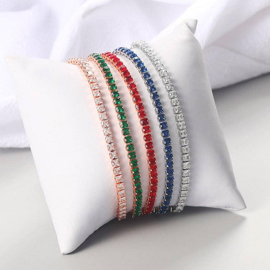 AMORETTO MILANO Armband Zirkonia Silber