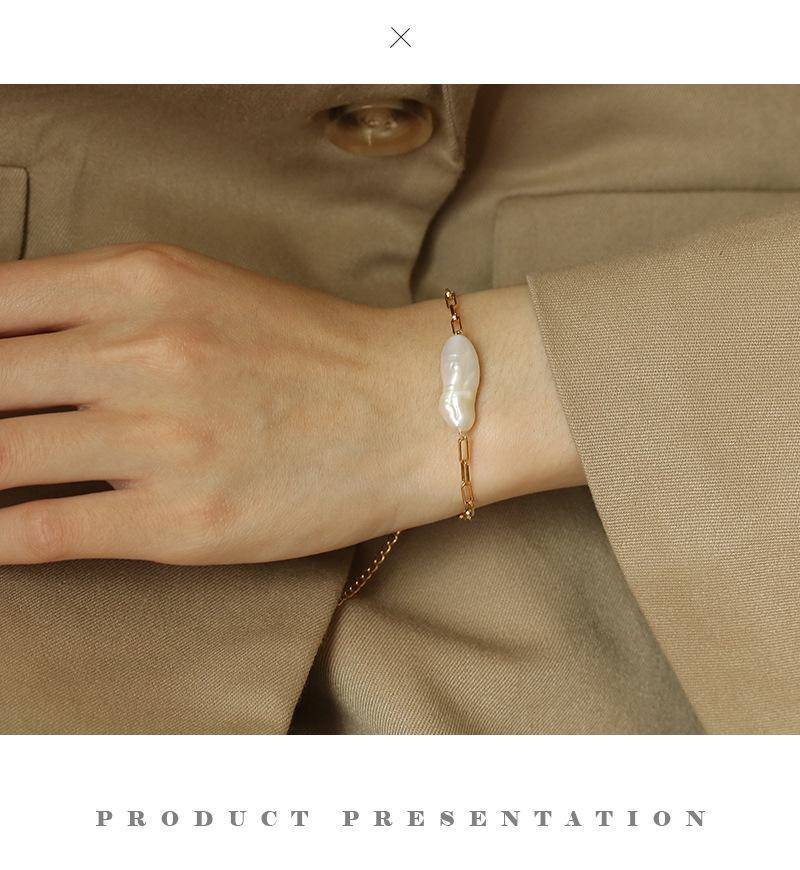 AMORETTO MILANO Pearl Gold Bracelet