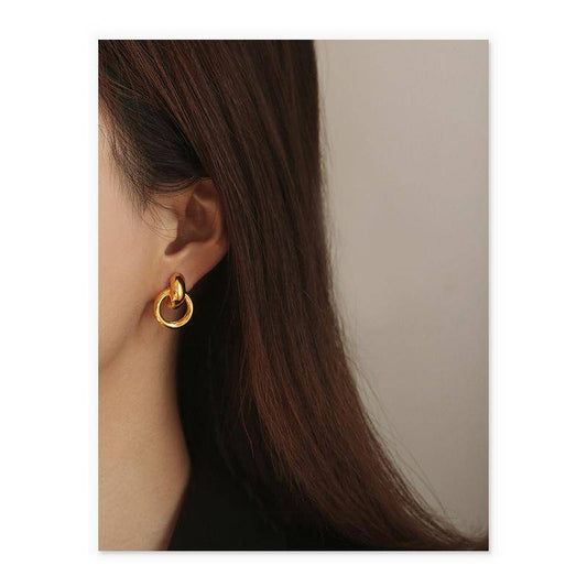 AMORETTO MILANO Ohrringe Ring Gold