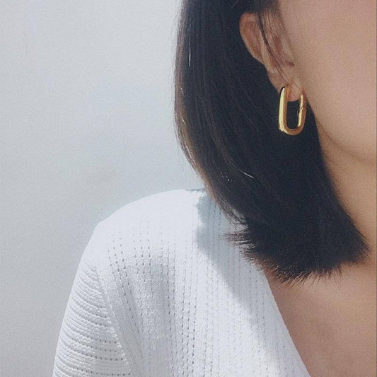 AMORETTO MILANO Creolen Oval Gold