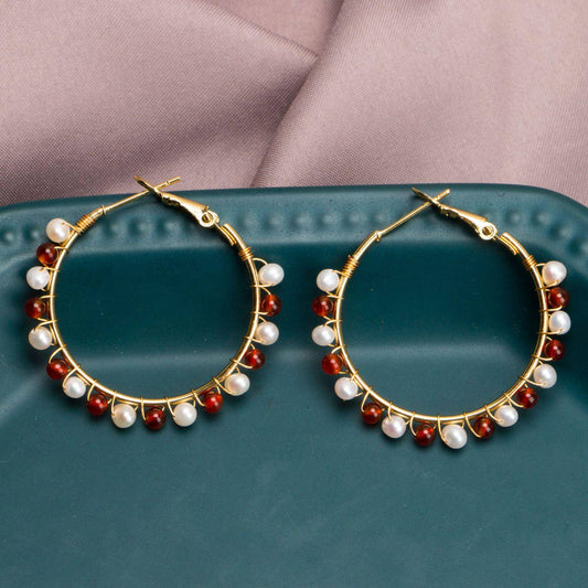 AMORETTO MILANO Ohrringe Perle Gold