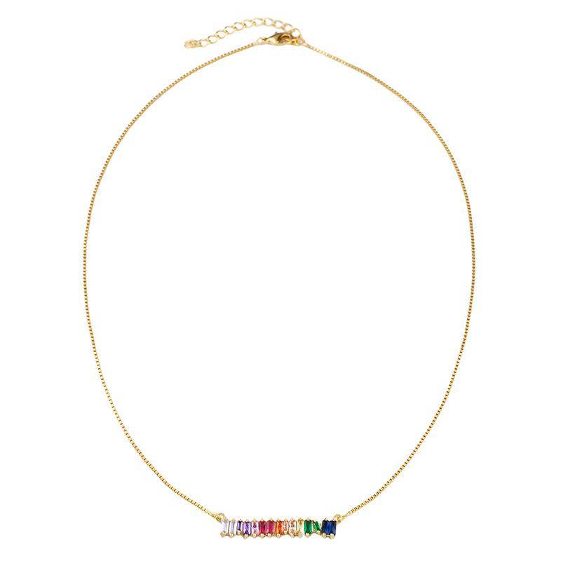 AMORETTO MILANO Collier Pierres Colorées Doré