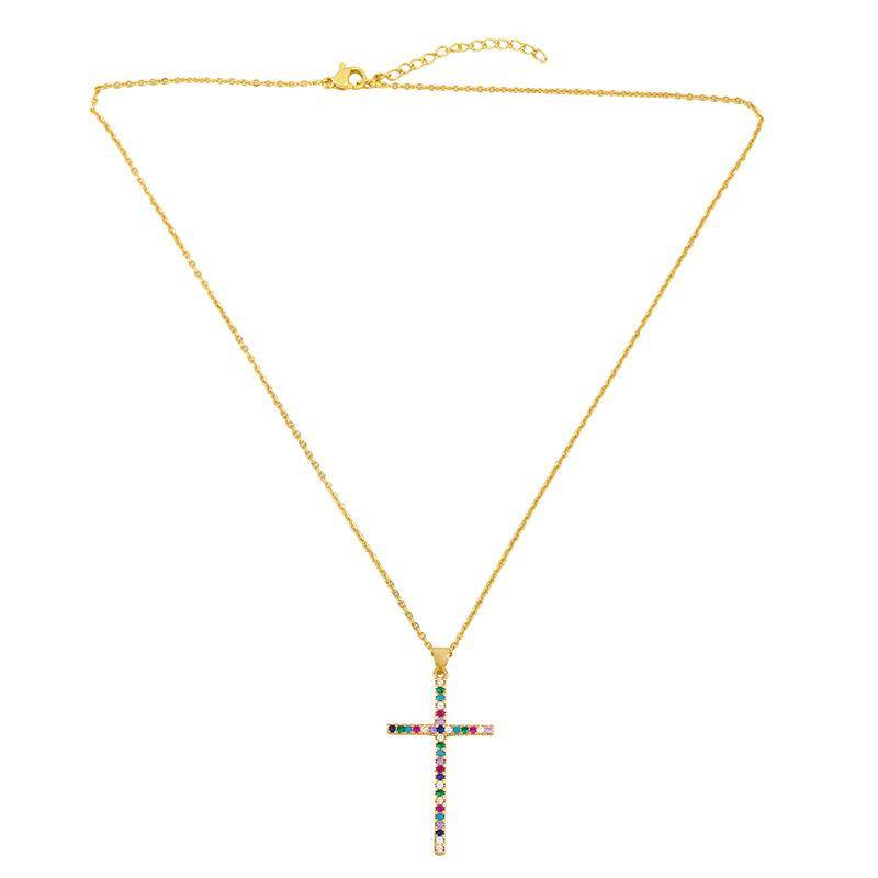 AMORETTO MILANO Halskette Kreuz Gold
