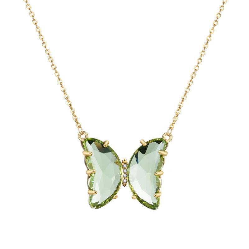 AMORETTO MILANO Halskette Schmetterling Gold