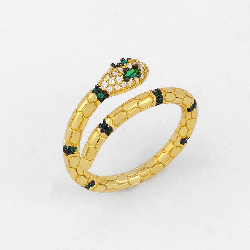 AMORETTO MILANO Ring Schlange Gold