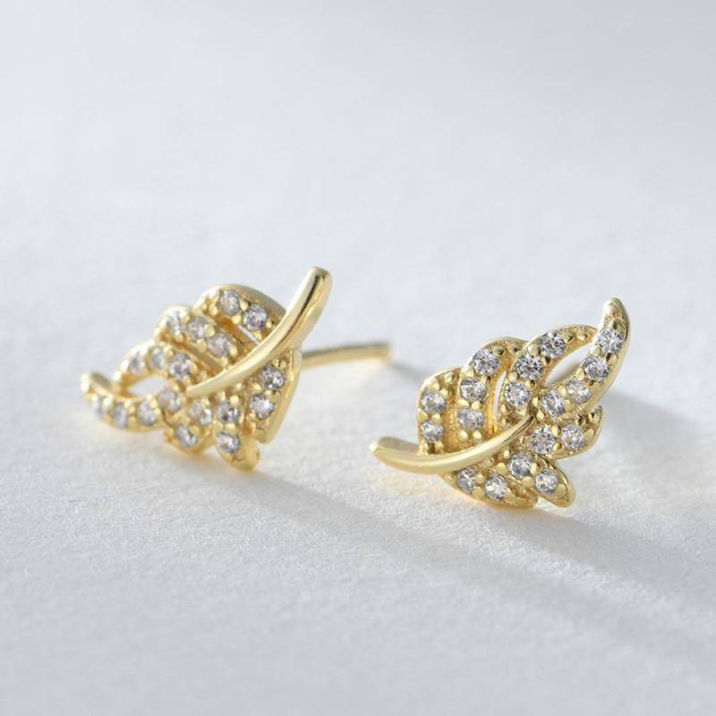 AMORETTO MILANO 925 Silber Blatt Gold