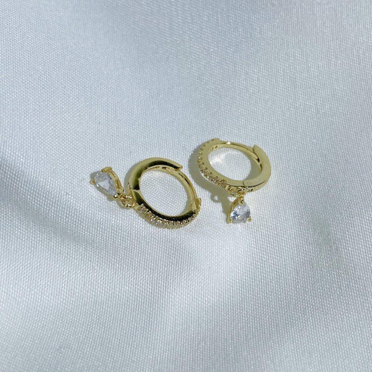 AMORETTO MILANO 925 Silber Tropfen Gold
