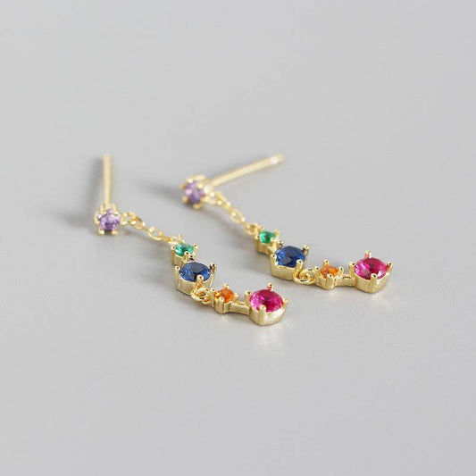 AMORETTO MILANO 925 Silber Regenbogen Gold