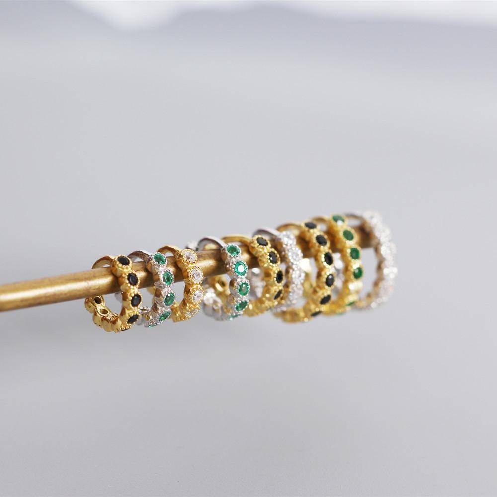 AMORETTO MILANO 925 Silber Zirkonia Gold