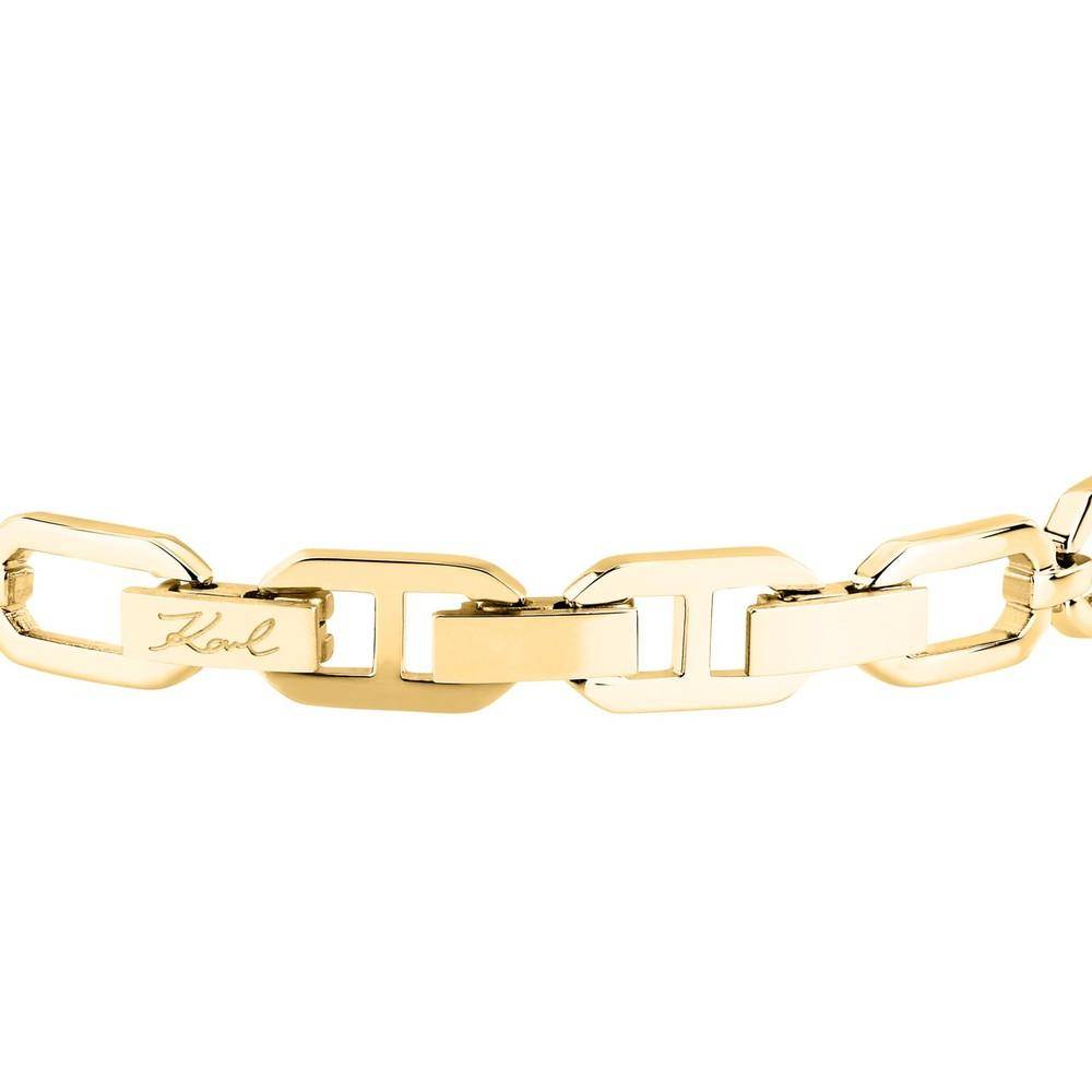 Karl Lagerfeld Damen Armband CRYSTALS Gold Weiß