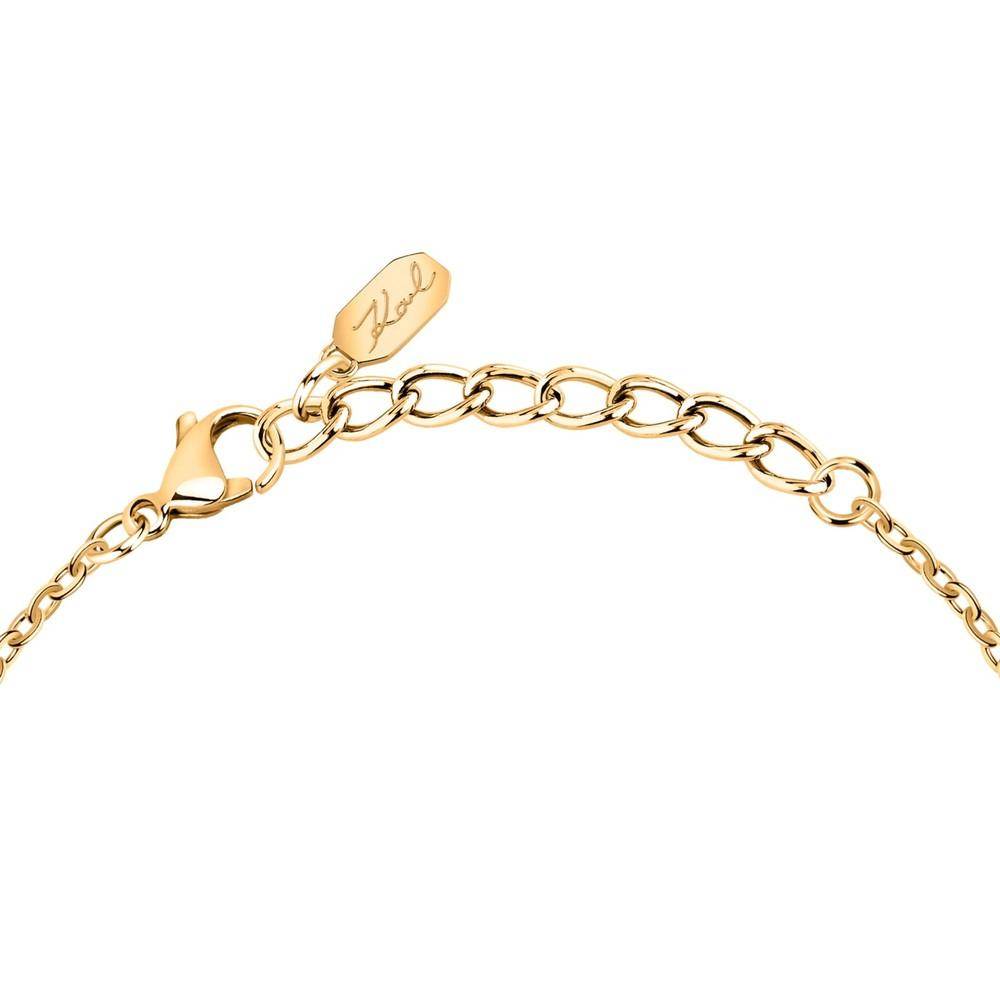 Karl Lagerfeld Damen Armband ILLUME Gold Weiß