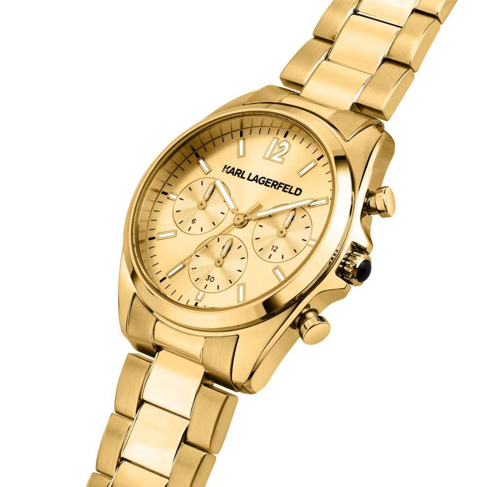 KARL LAGERFELD Damenuhr ROUND ESSENTIALS Gold