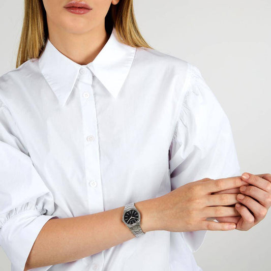 Montre femme KARL LAGERFELD HAMBURG argent noir