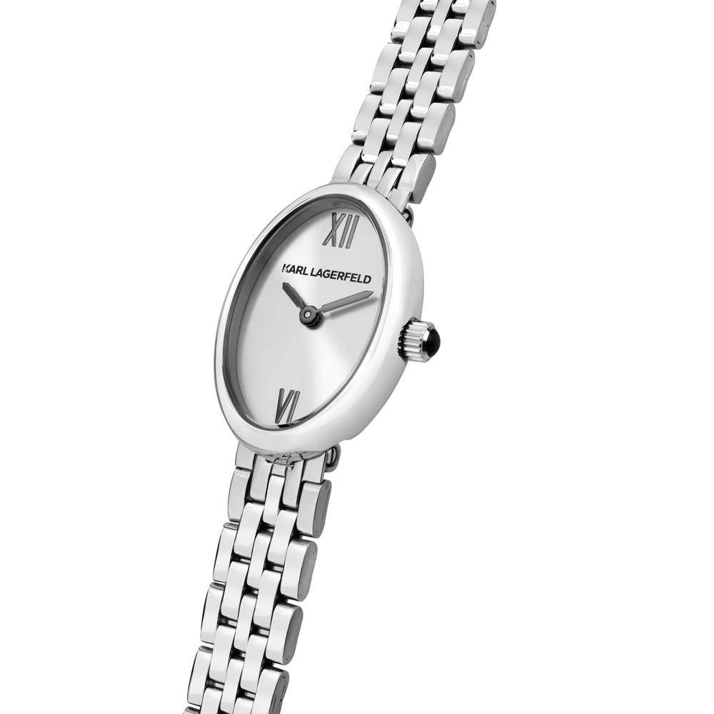 Montre femme KARL LAGERFELD OVAL ALLURE Argent