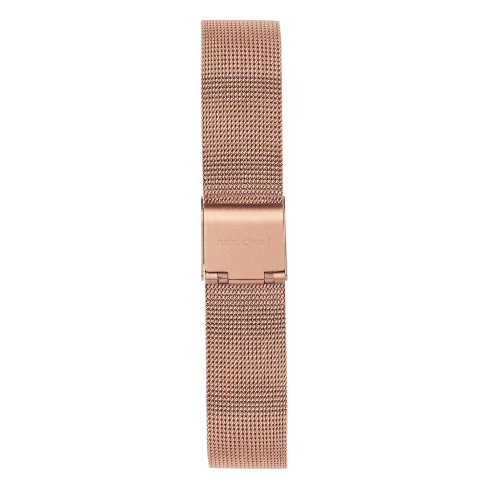 NORDGREEN Damenuhr Native 28 mm Rosegold Perlmutt Mesh