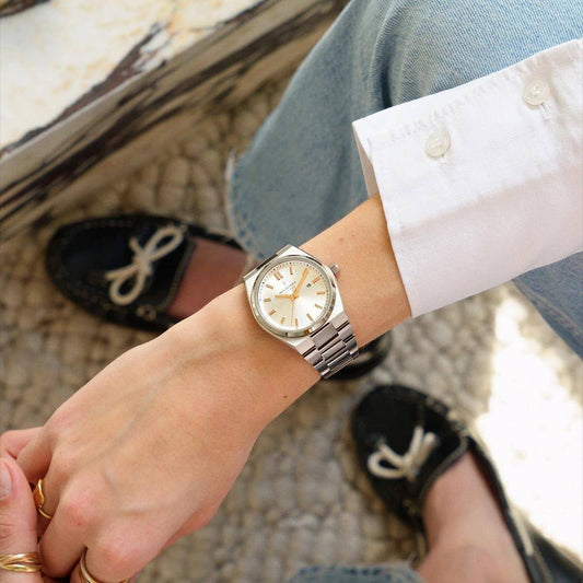 NORDGREEN Montre femme Succession 35 mm Argent Or rose