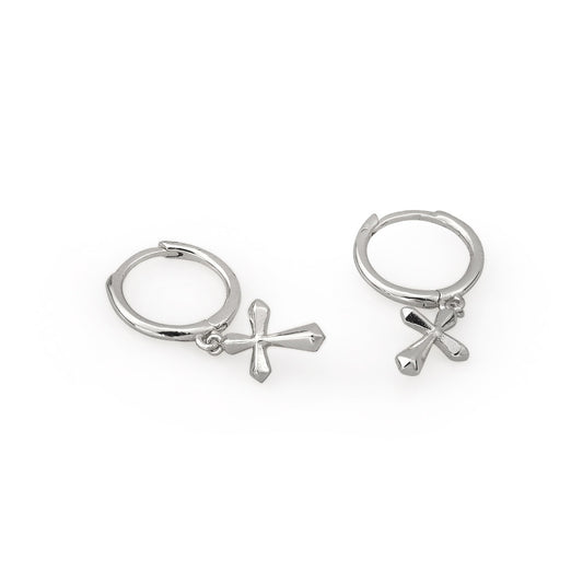 AMORETTO MILANO Creolen aus 925 Silber Kreuz A110124