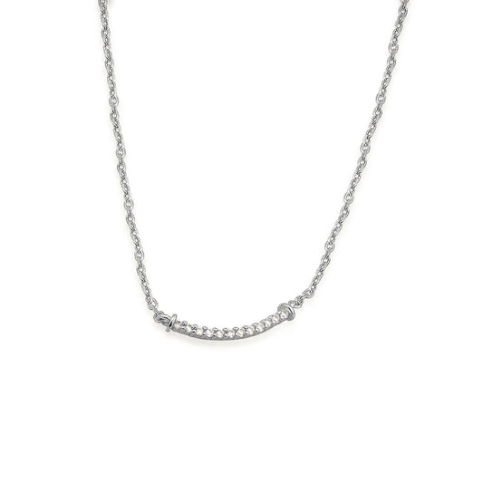 AMORETTO MILANO Halskette aus 925 Silber Anhänger Zirkonia A190029