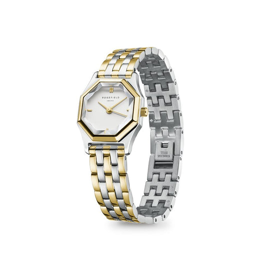 ROSEFIELD Damenuhr Gemme Gold-Silber Bicolor Klein GWSSS-G03