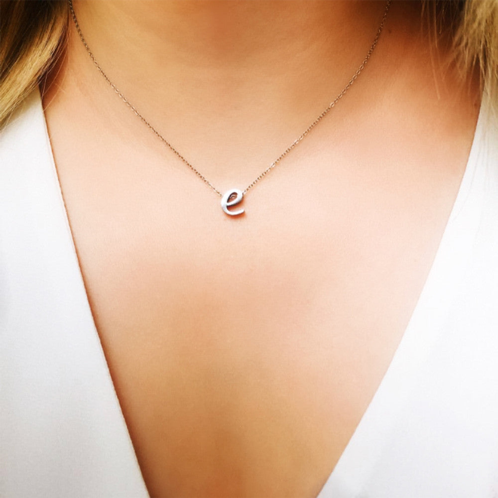 AMORETTO MILANO letter chain “Lettera” Z script silver AM0187-ZS