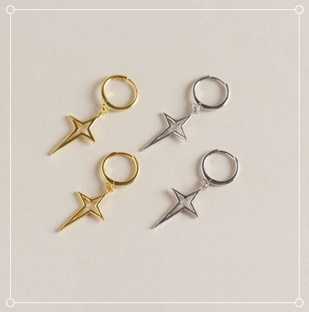 AMORETTO MILANO Creolen aus 925 Silber Kreuz A110057