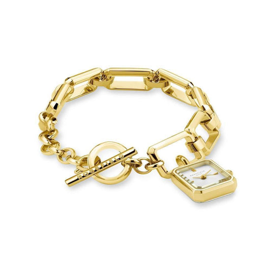 ROSEFIELD Damenuhr  STUDIO Kettenuhr Gold eckig