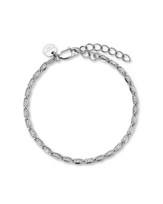 ROSEFIELD Bracelet Roset vintage chain 2.60mm Silver JTBRS-J436