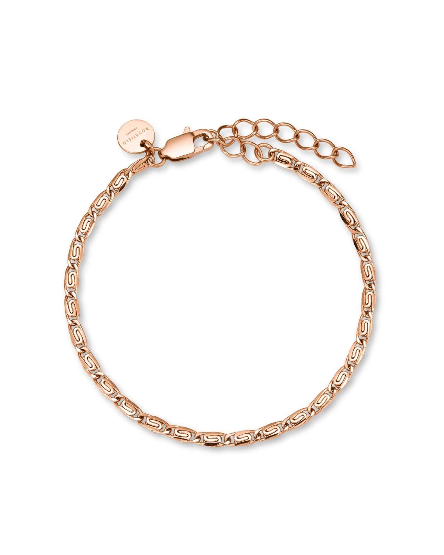 ROSEFIELD Armband TOC Bracelet Roset vintage chain 2.60mm Rose Gold JTBRRG-J435