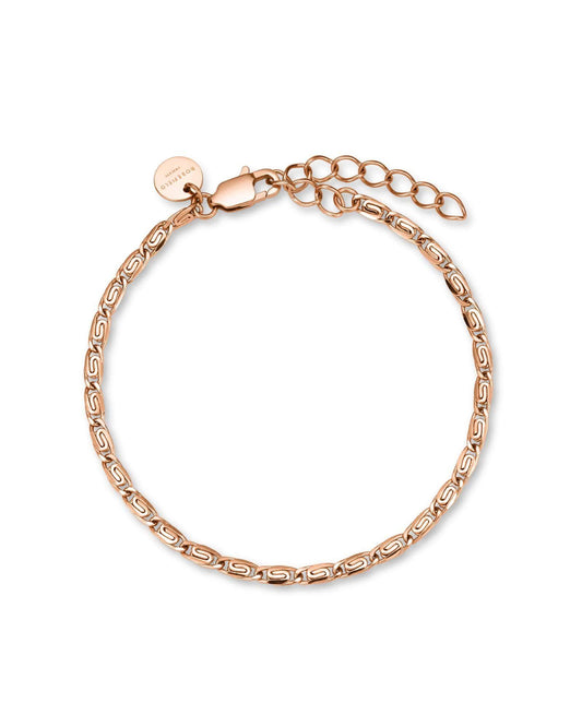 ROSEFIELD Bracelet Roset vintage chain 2.60mm Rose Gold JTBRRG-J435