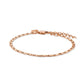 ROSEFIELD Armband TOC Bracelet Roset vintage chain 2.60mm Rose Gold JTBRRG-J435