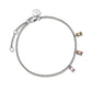 ROSEFIELD Bracelet Triple Swarovski Baguette Rainbow colors Silver JTBBS-J432