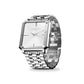 ROSEFIELD Women's Watch The Octagon White Sunray Steel Silver OCWSS-O41