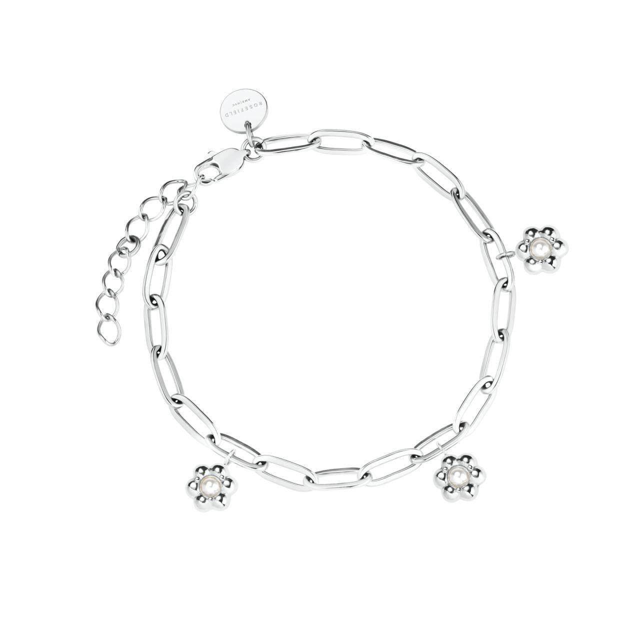 ROSEFIELD Armband Daisy Flower Silver