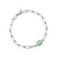 ROSEFIELD Armband Geometric Gemstone Bracelet Jade Silver JBGGS-J663
