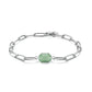 ROSEFIELD Armband Geometric Gemstone Bracelet Jade Silver JBGGS-J663