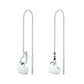 ROSEFIELD earrings double hearts hanging silver JEDHS-J687