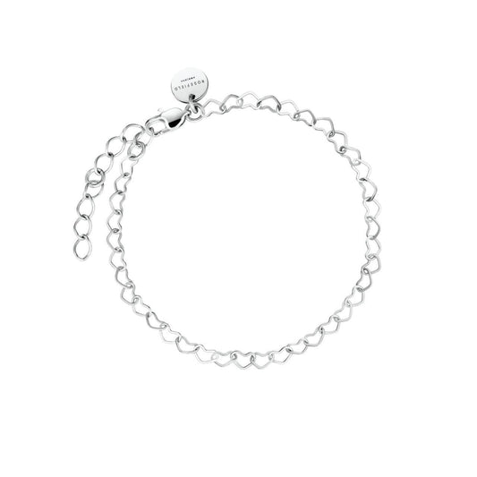 ROSEFIELD Armband Herzen Chain Silver JBHCS-J683