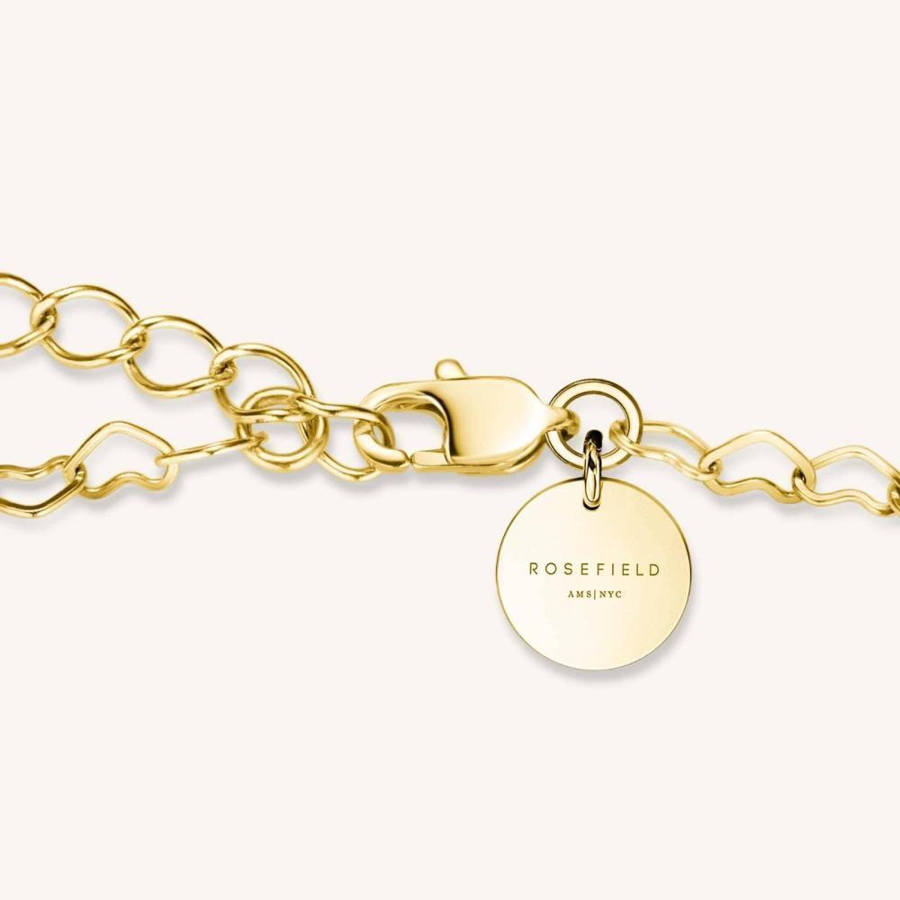 ROSEFIELD Halskette Herzen Chain Gold
