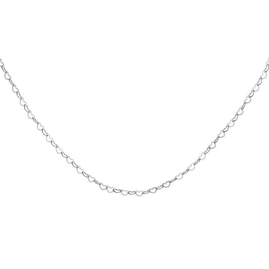 ROSEFIELD Halskette Herzen Chain Silver