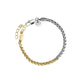 ROSEFIELD Bracelet Bicolor Herringbone Bracelet Gold Silver Stainless Steel JBDHG-J704