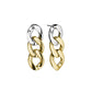 ROSEFIELD Earrings Bicolor Chain Gold Silver Stainless Steel JEDCG-J713