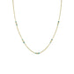 ROSEFIELD Halskette Emerald Dotted Gold Edelstahl JNEDG-J719