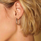 ROSEFIELD Ohrringe Large Oval Hoops Silver JEOLS-J568