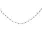 ROSEFIELD Halskette Rectangle Chain Necklace Silver JNRCS-J565