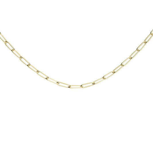 ROSEFIELD Halskette Rectangle Chain Necklace Gold