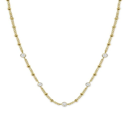 ROSEFIELD Necklace Crystal Necklace Gold JCSCG-J266