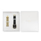 ROSEFIELD Watch Set Octagon Black Sunray Crystal Black Leather + Gold Band OBBLG-X272